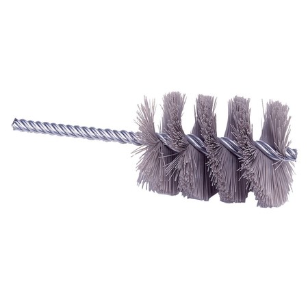 WEILER 1-1/4" Nylox Power Tube Brush, .022/120SC Fill, 2-1/2" Brush Length 21304